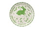Hermia Hoppity Set de Platos de Postre de Pascua, 6 Piezas, Verde y Blanco Skis: B1C97H6B74